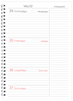 Dagbók, Nikkólína innihald hægri síða