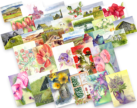 Sérprentuð tækifæriskort