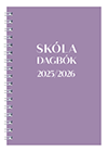 Skóladagbók, Randalína, ljós fjólublá